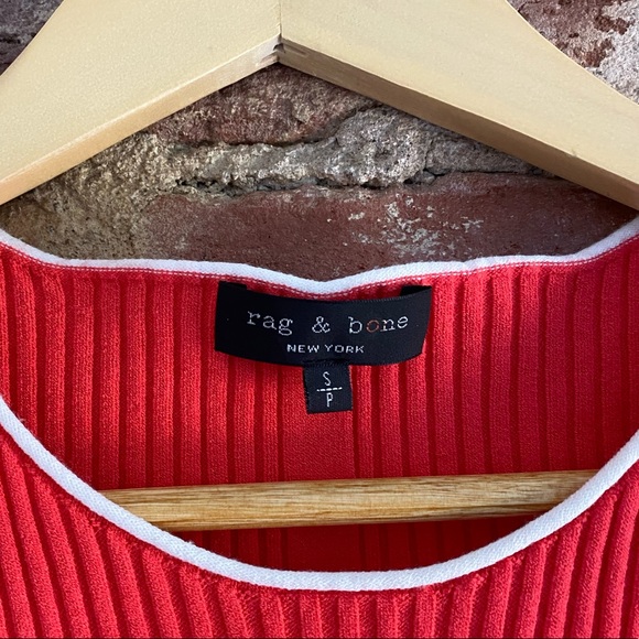 Rag & Bone Kishi Seamless Stretch Top in Pink - Picture 4 of 5